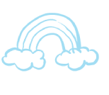 raibow and cloud icon